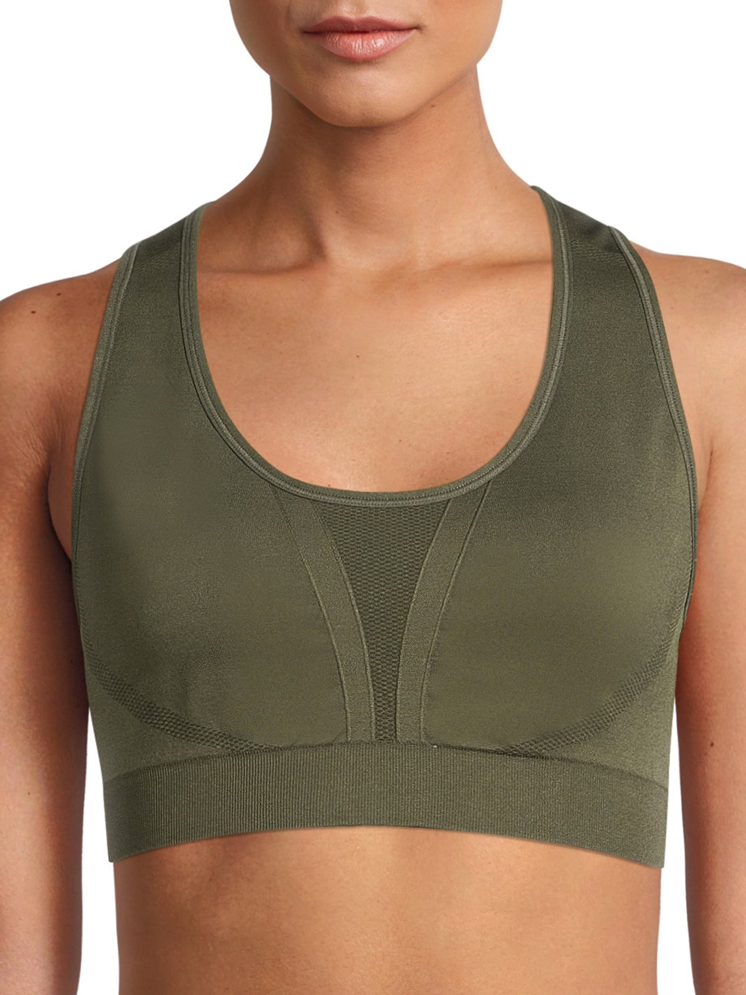 Avia Women's Plus Size Seamless Reversible Sports Bra