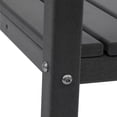 thumbnail image 5 of Costaelm 36'' Modern Adirondack Square Outdoor Side Table, All Weather Use Double Layer Patio Side Table, Gray, 5 of 14