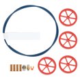 thumbnail image 1 of 3D Printer Extruder Upgrade Kit Red Hand Twist Leveling Nut + Springs Dampers Set, 1 of 5