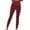 Burgundy, variant on TFEOQRY Women's Yoga Pants Striped Printed Tight Full Length Pants Medium Waist Trousers Black