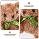 thumbnail image 5 of KAKOWELY Muñeco de oso de dibujos animados, peluche de oso con lazo, divertido y lindo oso de peluche, 5 of 5