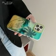 thumbnail image 3 of Cute Coconut Palm Laser Phone Case For apple iPhone 14 12 11 13 Pro Max Matte Silicone Protective Cases Dual Layer Printed Cover, 3 of 6
