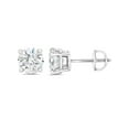 thumbnail image 2 of 1/3ct Excellent Cut Diamond Studs With Screw Backs 14k White Gold Lab Grown, 2 of 4