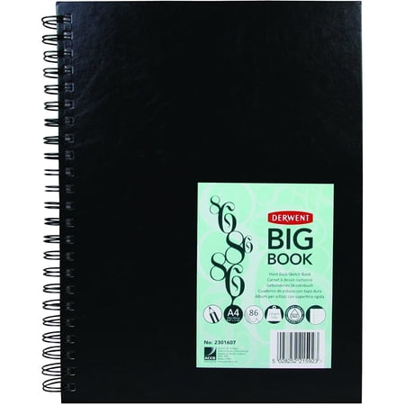 Derwent Sketch And Store A4 Sketchbook - 56 Pages, 165gsm Textured Paper, Wirebound, Portrait