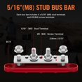 thumbnail image 3 of Bloque de distribución de energía Bus Bar Joinfworld 12V 250A, 3 of 6