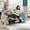 Light Grey, variant on MCombo Zero Gravity Power Loveseat Recliner with Console, LED Light, Hidden Armrest Storage for Home Theater & Living Room, Dark Grey