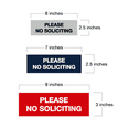thumbnail image 2 of Basic Please No Soliciting Sign (Black Gold) - Large, 2 of 5