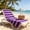 Purple, variant on LACKUST Microfiber Beach Towel, Sand Free Quick Dry, Lightweight for Travel Pool Camping, Soft Super Absorbent Sand Resistant, Green 59x30 Inch