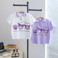 thumbnail image 2 of Cinnamoroll Kuromi Anime Kawaii Sanrio Cotton Short-Sleeved T-Shirt Cute My Melody Summer Ins Casual Clothes Toys, 2 of 9