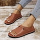 thumbnail image 4 of Karight Women's Casual Sandals, Summer Flat Shoes, Comfortable Ring Toe Sandals, Casual Non Slip Beach Shoes, 4 of 9