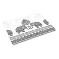 thumbnail image 2 of MKHERT Lotus Ethnic Elephant with African Tribal Paisley Ornament Doormat Rug Home Decor Floor Mat Bath Mat 23.6x15.7 inch, 2 of 3