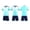 Sky Blue1, variant on RKSTN Soccer Jersey Kids Short Sleeve V Neck Football Jersey Shirt with Shorts 2 Piece Training Uniform Soccer Jersey Set(White ,10-11Years)
