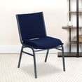 thumbnail image 2 of Bowery Hill Fabric/Metal Multipurpose Stacking Guest Chair in Navy, 2 of 7