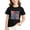 Black C, variant on Shirts for Boys Colorblock Print Round Neck Short Sleeve Casual Tee for 2-13 Years Summer Streetwear Sporty