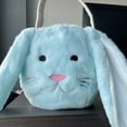 thumbnail image 6 of ZMKIAG Plush Easter Bunny Tote, Extra Large Candy Storage Basket with Long Ears, Reusable Egg Hunt Bag for Spring Decor, Kids Gift Basket & Holiday Clothes Organizer, 6 of 9