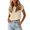 Beige, variant on Conairie Short Sleeve Shirts for Womens Casual Loose Crew Neck T Shirts Cropped Fashion Elegant Comfy Basic Work Tee Vacation Clothes Beige L