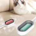 thumbnail image 2 of Cepillo para gatos de pelo largo, cepillo universal de silicona para gatos 4 en 1, cepillo para mascotas lavable de silicona ultra suave, cepillo limpio mágico reutilizable, rosa, pelo largo, 2 of 5