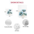 thumbnail image 7 of Blue Spring Floral Kitchen Dish Towels for Drying Dishes Set of 3, Summer Botanical Elegant Art Waffle Weave Microfiber Hand Tea Bathroom Towels Quick Dry & Absorbent Towel 15.7x23.6, 7 of 7