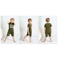 thumbnail image 4 of Younger Tree Toddler Baby Boy Summer Outfits Set Short Sleeve T-Shirt Shorts Clothes Set,Size 9 Months-4T, 4 of 7