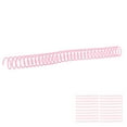 thumbnail image 3 of Peignes de Liaison Spirales, 30 Trous Portent des Bobines de Liaison en Plastique Résistant Spirale Forte Adhérence Manuelle Liée Non Break Réutilisable pour les Étudiants pour un Ordinateur Portable A4 A5 Rose, 3 of 8