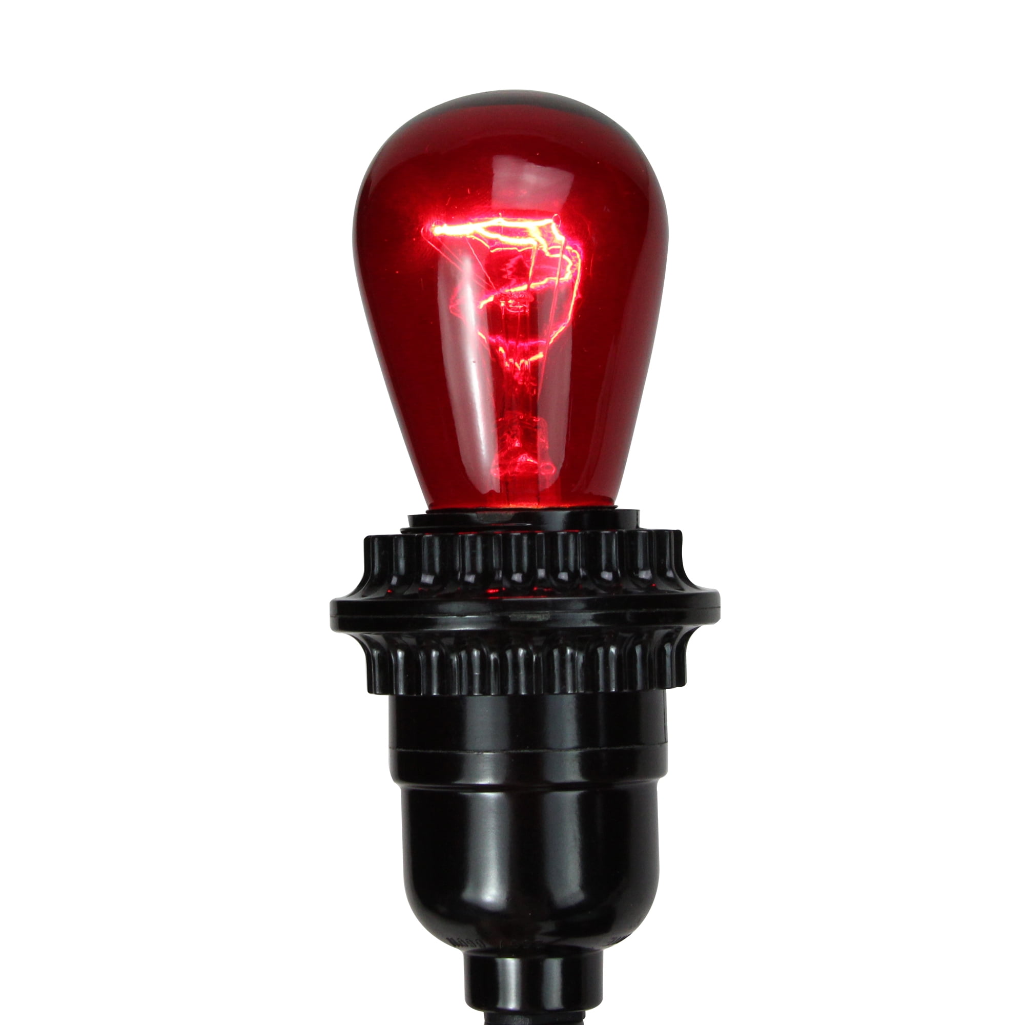 Pack of 25 Incandescent S14 Red Christmas Replacement Bulbs