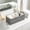 Gray, variant on Macrame Woven Storage Basket with Wooden Handles Rectangular Countertop Organizer