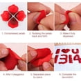thumbnail image 3 of 3000 piezas de pétalos de rosa, pétalos de flores artificiales para decoración de flores para fiesta de boda del día de San Valentín, 3 of 5