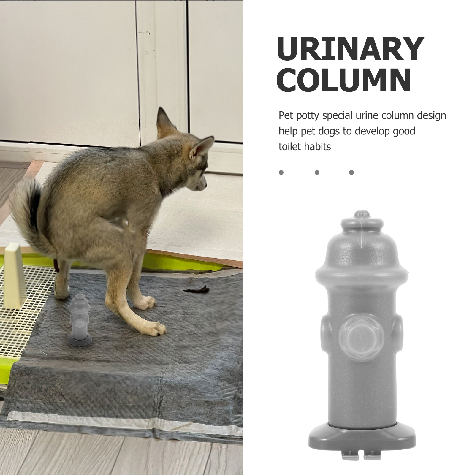 Pee pad with fire hydrant sales