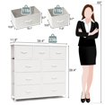 thumbnail image 4 of Crestlive Products White 9 Drawers Dresser Home Wide Closet Dresser Storage Tower, 4 of 9