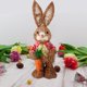 thumbnail image 4 of Adornos de hogar Soledad Paja Artificial Conejo de Pascua, 4 of 5