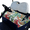 Floral, variant on Numjaw Golf Cart Seat Covers, EZGO Seat Cover, Universal Golf Cart Seat Blanket, Waterproof Travel Sports Cart Seat Cushion Covers for 2-Person Seats Club Car, 48" x 27", Grey