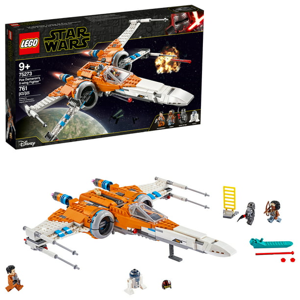 LEGO 75273 Star Wars Poe Dameron's X-wing Fighter Building 761 Pieces - Walmart.com