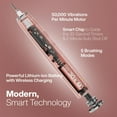 thumbnail image 3 of AquaSonic Elite Rechargeable Electric Toothbrush Set - ADA Accepted, 5 Modes, Travel Case, 8 Brush Heads (Rose Gold), 3 of 8
