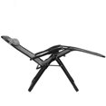 thumbnail image 3 of Patiojoy Oversized Zero Gravity Lounge Chair Folding Recliner w/ Cup Holder & Pillow, Gray, 3 of 10