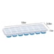 thumbnail image 4 of Bandeja de cubitos de hielo Rejilla de hielo de silicona de 14 cavidades con tapa extraíble a prueba de derrames | Bandejas de hielo apilables sin BPA para cócteles congelados Bares de whisky, 4 of 7