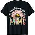 thumbnail image 2 of 100% Cotton My Favorite People Call Me Mimi Mothers Day Girly Women T-Shirt, 2 of 5