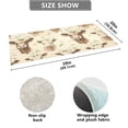 thumbnail image 3 of Dailycode Highland Cattle with Garland Bathroom Rugs Non Slip Absorbent Soft Plush Quick Dry Bath Mat, 39"x20", 3 of 8