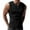 Black, variant on Men LYXSSBYX Mens Tank Tops on Men Casual Solid Sports Short Sleeve V-Neck Buttoned Pullover Tank Tops