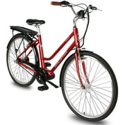 WonderWheels Ebike Lumia 700C Electric City Bike Mid-Drive 250W 26V - Red