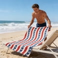 thumbnail image 4 of shyuyusa Patriotic Printed Microfiber Beach Towel For Summer Beach Vacation, 4 of 6