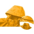thumbnail image 5 of Mifsaly Mens Windbreaker Jackets Windproof Zip Up Hooded Raincoat Breathable Outdoor Travel Cycling Hiking Jacket with Zipper Pockets Yellow,M, 5 of 8