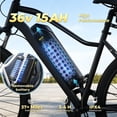 thumbnail image 5 of Adult Electric Bike 750W Peak Motor,20MPH E-Bike with 55 Miles+ Range,36V 15Ah Battery,Mountain Electric Bicycle for All-Day Trail Riding,Black, 5 of 8
