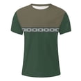 thumbnail image 5 of Homadles Mens Oversized T Shirts- Summer Casual Fashion Short Sleeve Crewneck Vintage Shirts Green Size M, 5 of 5