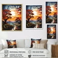 thumbnail image 4 of Designart "Rainbow Colored Baobabs I" Tree Baobab Floater Framed Wall Art Prints, 4 of 5