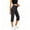 *1-Black, variant on VBVC Women's High Waisted Pull On Denim Capri Pants , Summer Stretch Cropped Jean Pants For Women , Ladies' Slim Fit Trousers with Pockets,Black,S-2XL