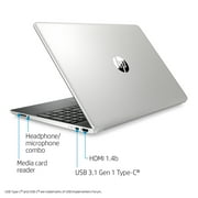HP 15.6 Laptop, Intel Core i7, 8GB RAM, 256GB SSD+16GB Optane, Carbon Slate (Google Classroom Compatible)