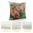 thumbnail image 4 of Nawypu  Tropical Floral and Flamingo Throw Pillow Cover Home Bed Decorations Sofa Cushion Case Couch  Pillowcase Best Gift Square 18x18 inch, 4 of 5