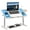 Blue, variant on PHANCIR Height & Angle Adjustable Lap Desk, Laptop Stand Bed Tray, Foldable Laptop Desk with Storage Drawer, White