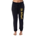 thumbnail image 5 of Harry Potter Womens' Hufflepuff House Crest Sleep Jogger Pajama Pants, 5 of 5