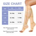 thumbnail image 6 of 2 Pairs Open Toe Zipper Medical Sport Copper Compression Socks With Anti-slip Silicone for Women & Men Circulation 15-20 mmhg is Best Support for Athletic Running Cycling, Nursing, Travel, 6 of 6